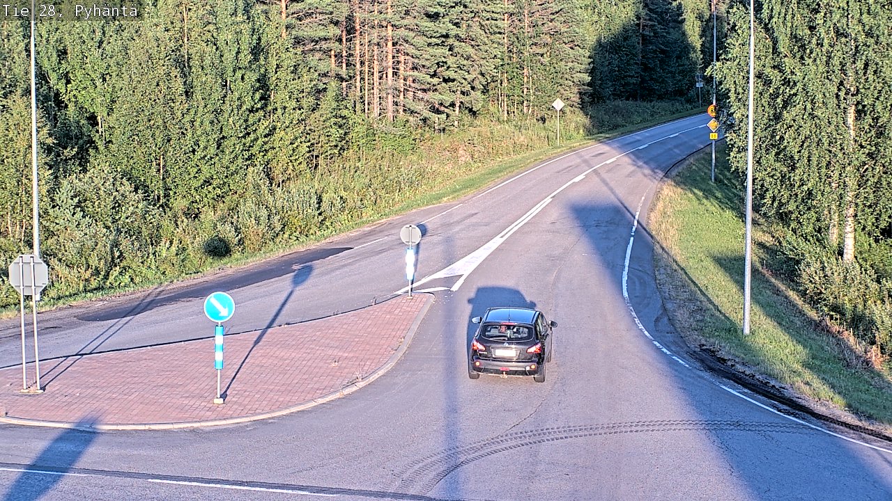 Kelikamerat Kuva Tie 28 Pyhäntä, Pyhäntä, Pohjois-Pohjanmaa
