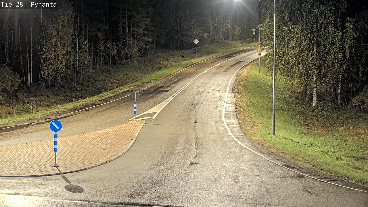 Kelikamerat Kuva Tie 28 Pyhäntä, Pyhäntä, Pohjois-Pohjanmaa