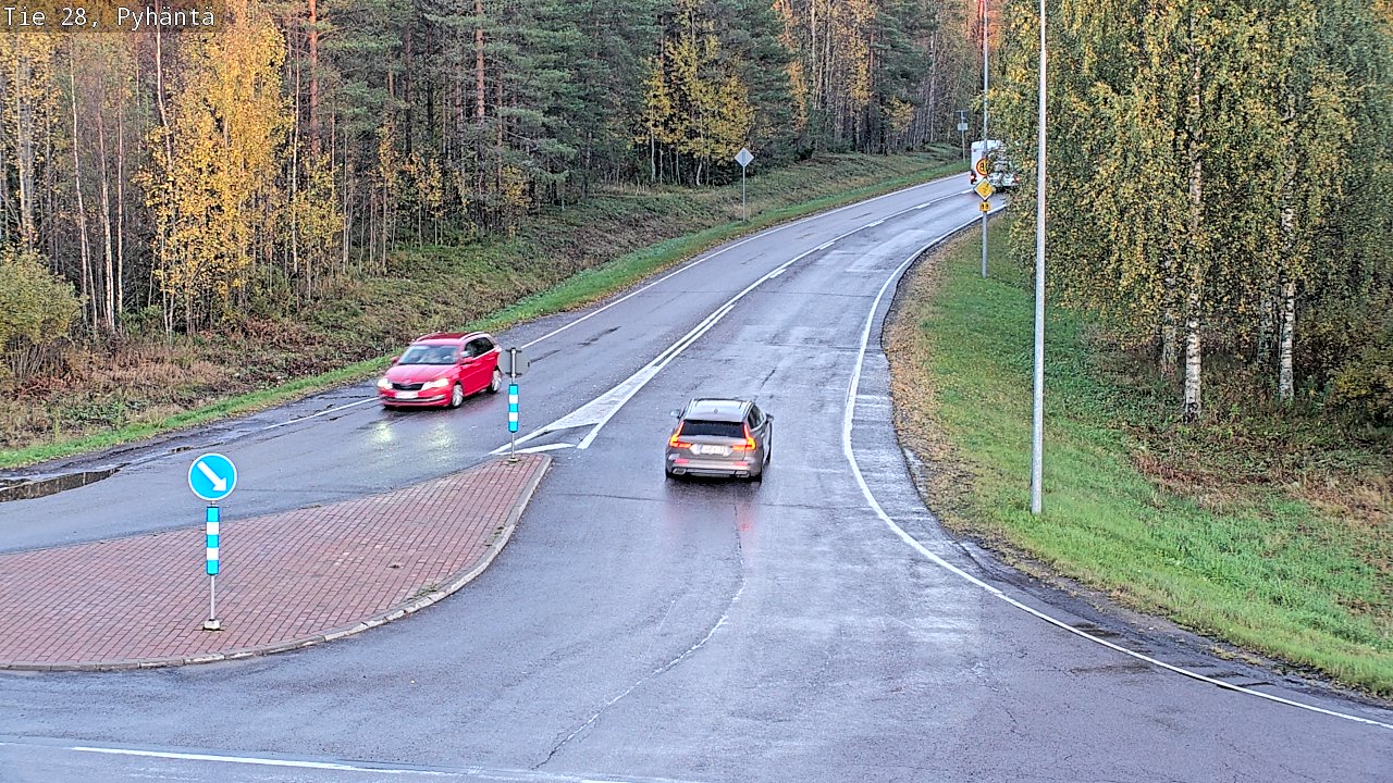 Kelikamerat Kuva Tie 28 Pyhäntä, Pyhäntä, Pohjois-Pohjanmaa