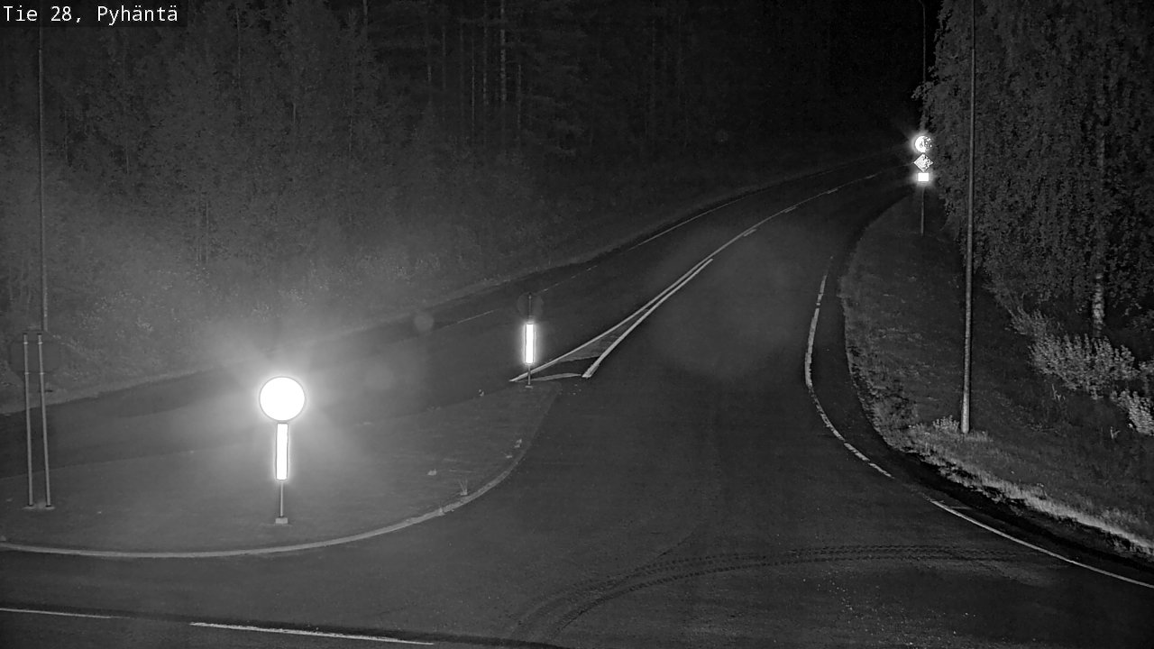 Kelikamerat Kuva Tie 28 Pyhäntä, Pyhäntä, Pohjois-Pohjanmaa
