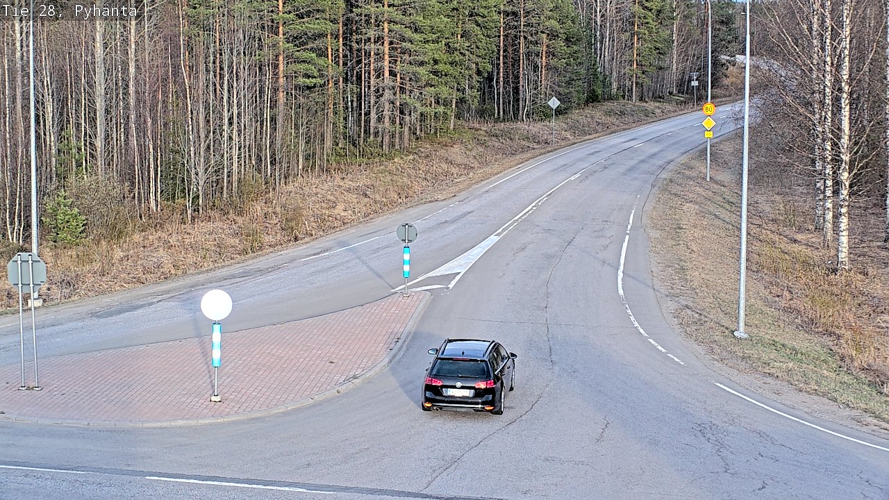 Kelikamerat Kuva Tie 28 Pyhäntä, Pyhäntä, Pohjois-Pohjanmaa