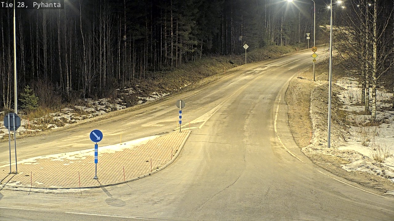 Kelikamerat Kuva Tie 28 Pyhäntä, Pyhäntä, Pohjois-Pohjanmaa