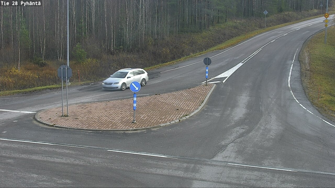 Kelikamerat Kuva Tie 28 Pyhäntä, Pyhäntä, Pohjois-Pohjanmaa