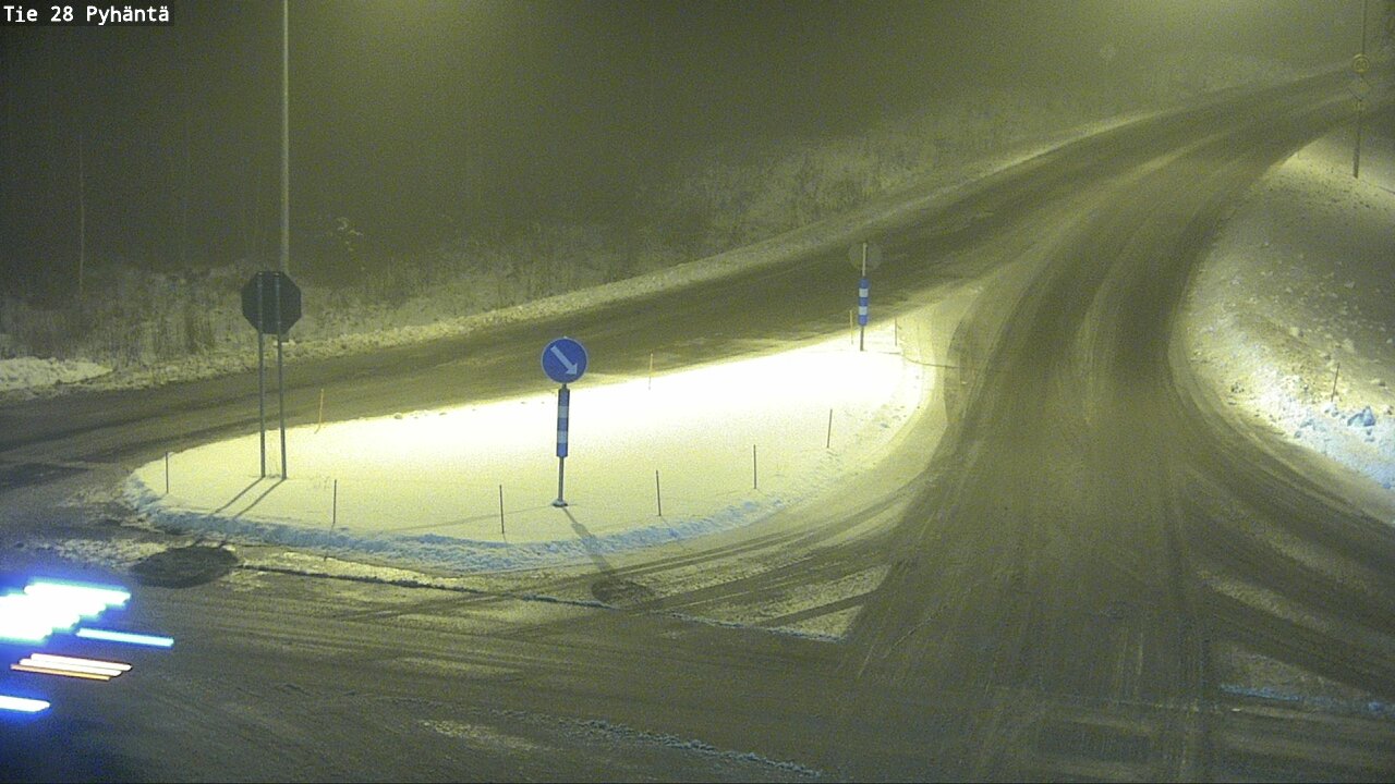Weather Camera Image Road 28 Pyhäntä, Pyhäntä, Pohjois-Pohjanmaa