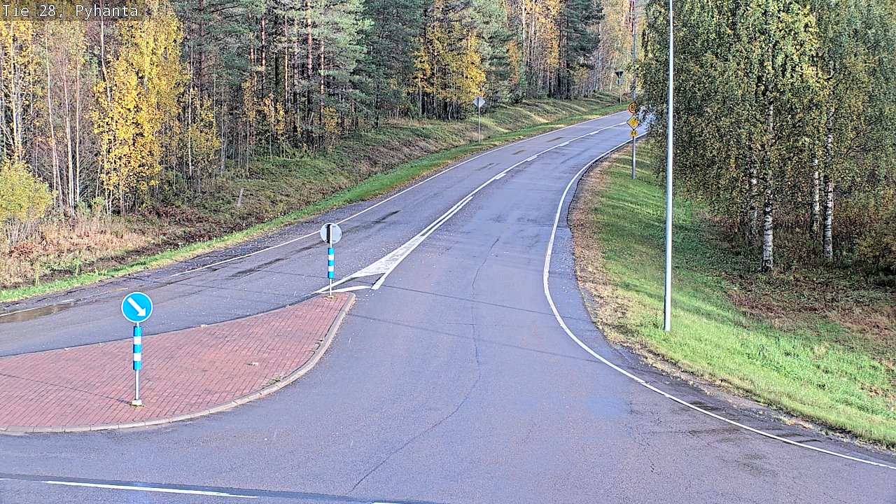 Kelikamerat Kuva Tie 28 Pyhäntä, Pyhäntä, Pohjois-Pohjanmaa