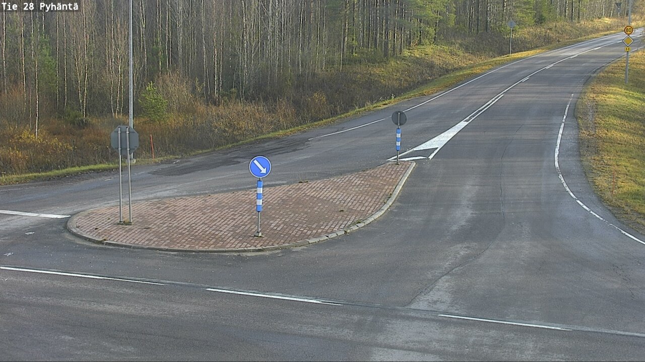 Kelikamerat Kuva Tie 28 Pyhäntä, Pyhäntä, Pohjois-Pohjanmaa