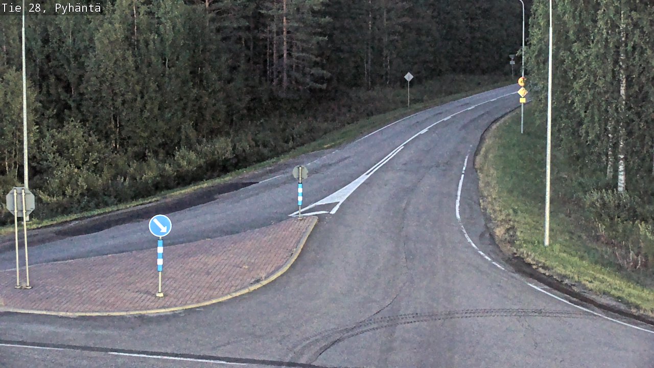 Kelikamerat Kuva Tie 28 Pyhäntä, Pyhäntä, Pohjois-Pohjanmaa