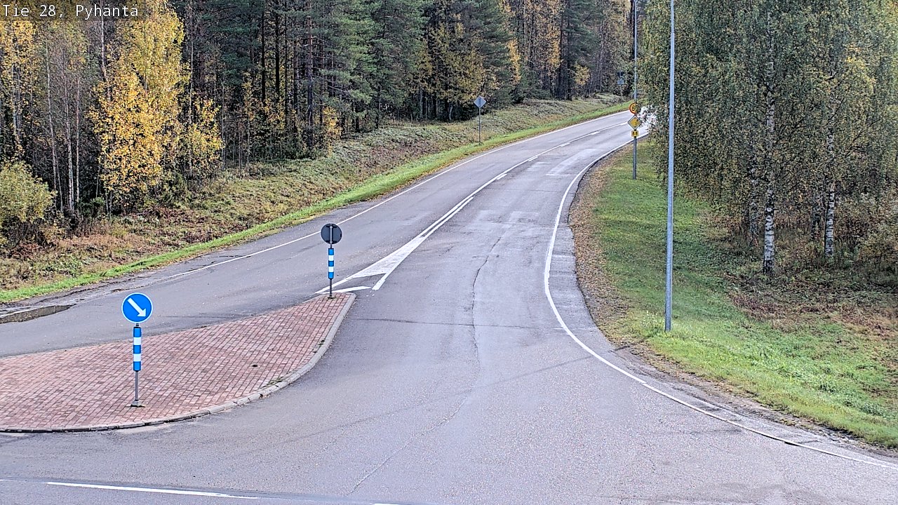 Kelikamerat Kuva Tie 28 Pyhäntä, Pyhäntä, Pohjois-Pohjanmaa