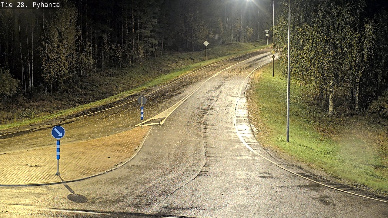 Kelikamerat Kuva Tie 28 Pyhäntä, Pyhäntä, Pohjois-Pohjanmaa