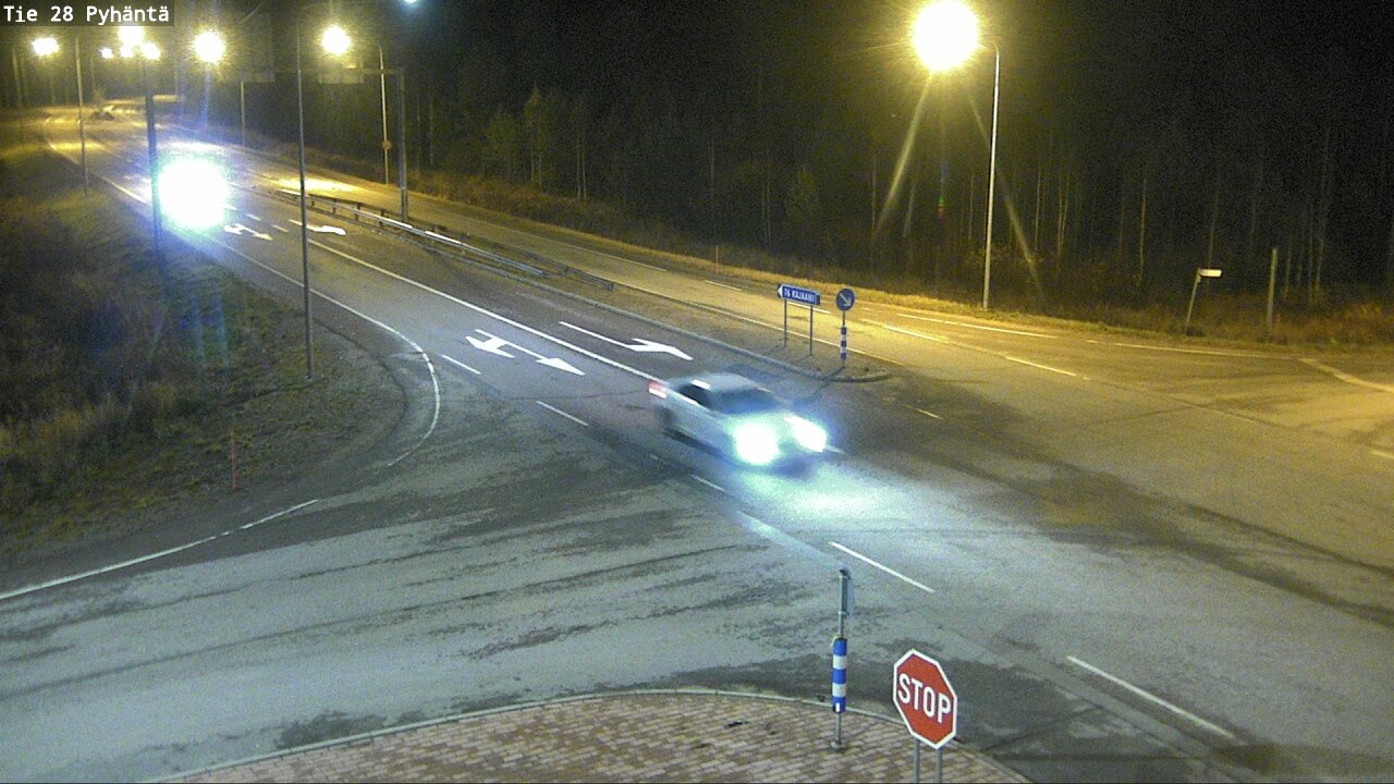 Kelikamerat Kuva Tie 28 Pyhäntä, Pyhäntä, Pohjois-Pohjanmaa