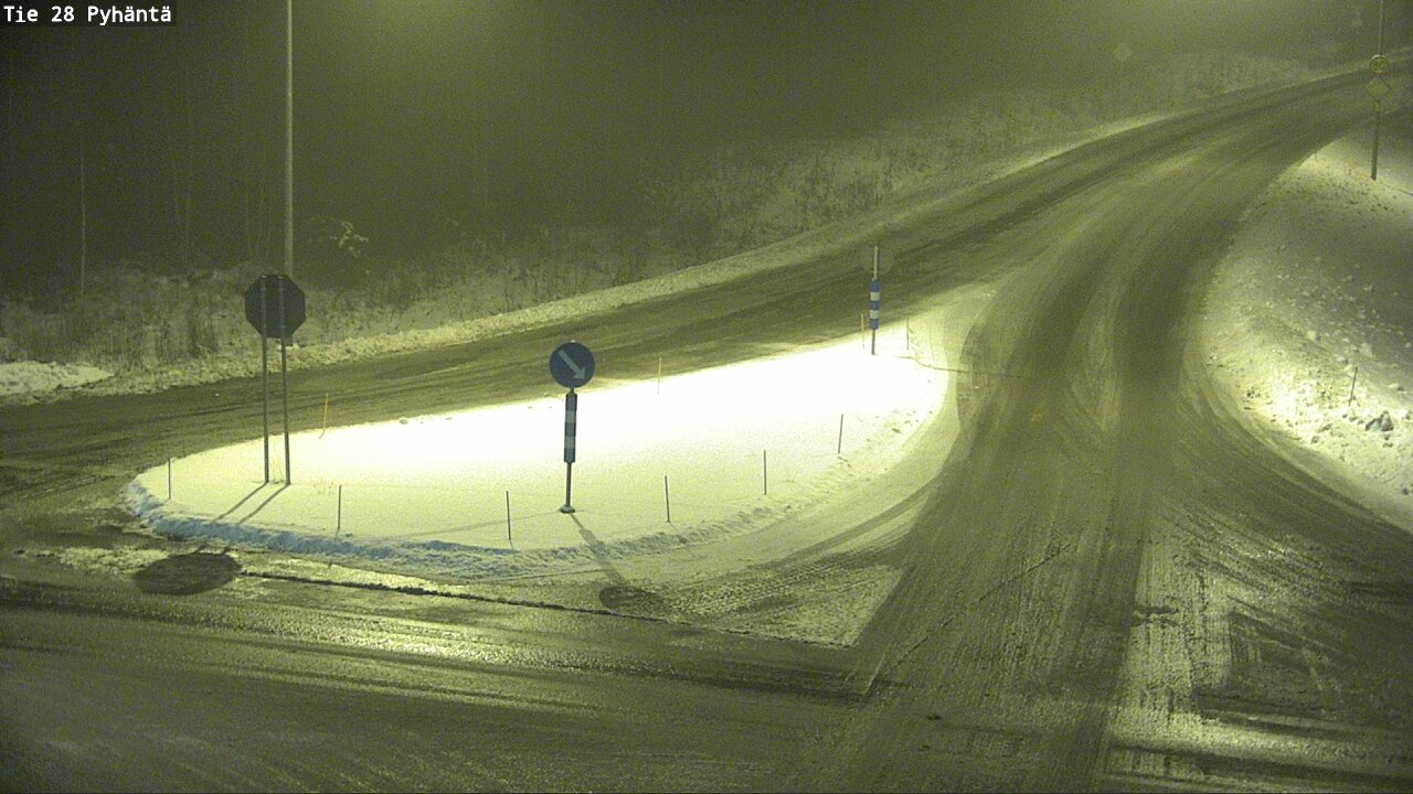 Weather Camera Image Road 28 Pyhäntä, Pyhäntä, Pohjois-Pohjanmaa