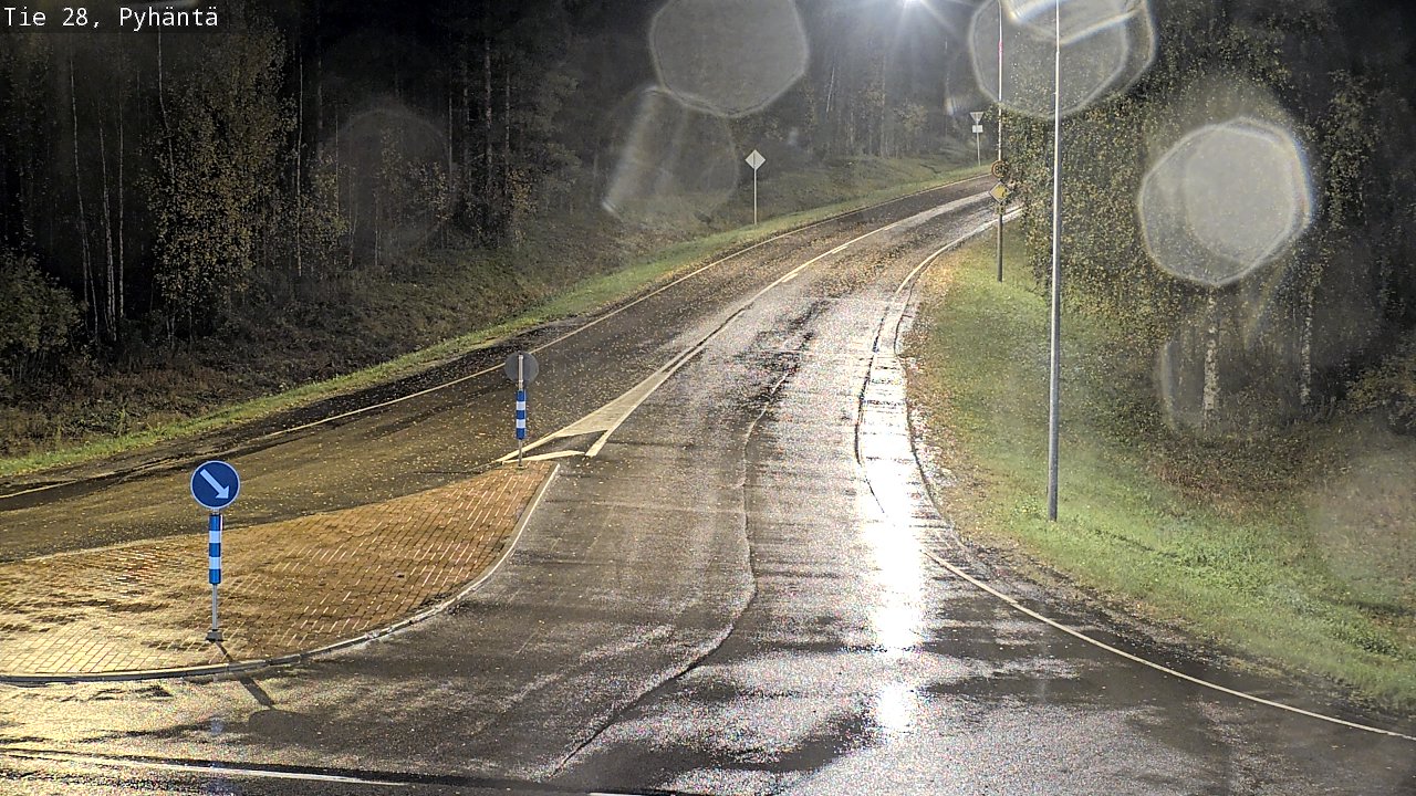 Kelikamerat Kuva Tie 28 Pyhäntä, Pyhäntä, Pohjois-Pohjanmaa