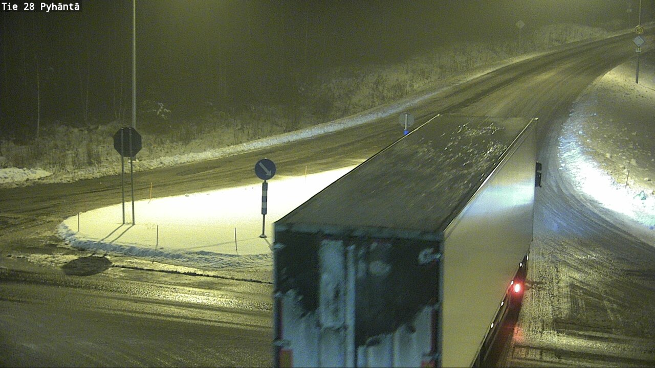 Weather Camera Image Road 28 Pyhäntä, Pyhäntä, Pohjois-Pohjanmaa