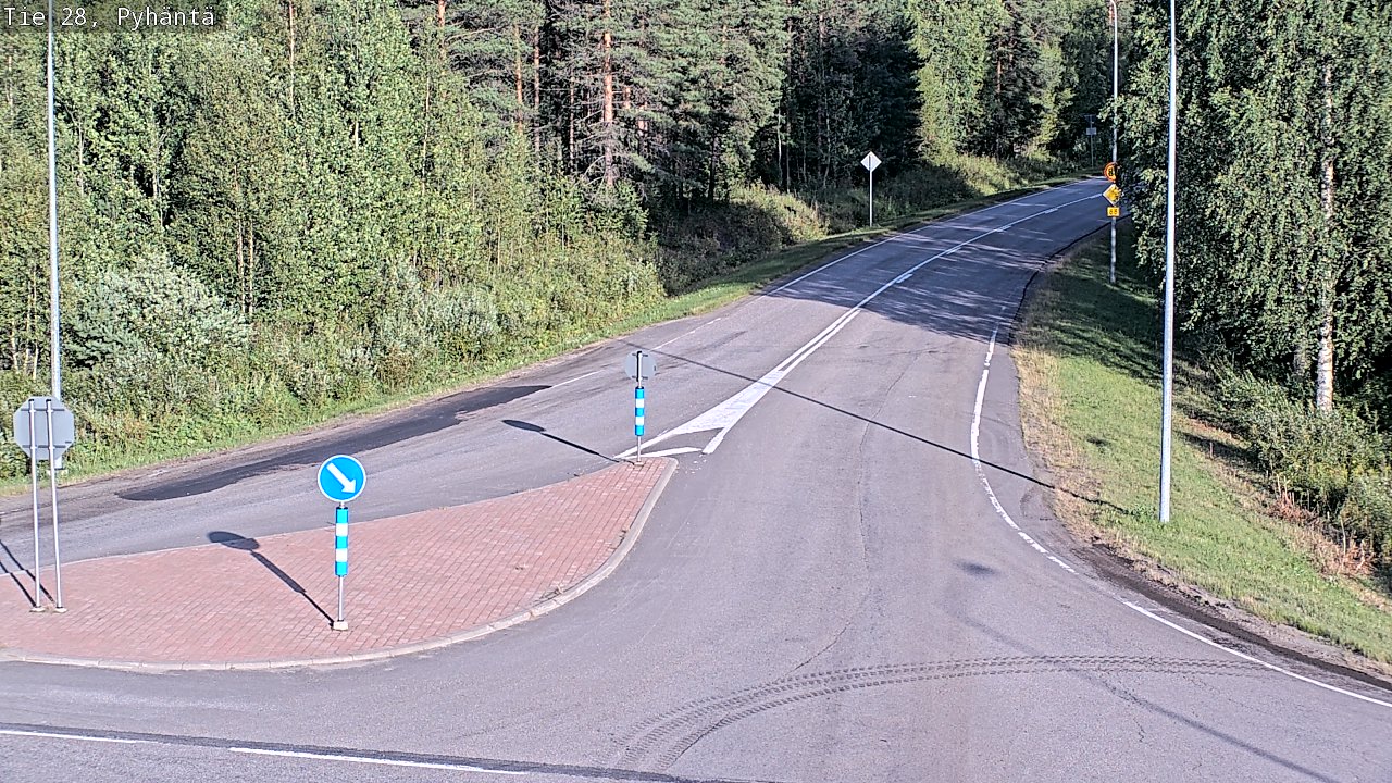 Kelikamerat Kuva Tie 28 Pyhäntä, Pyhäntä, Pohjois-Pohjanmaa