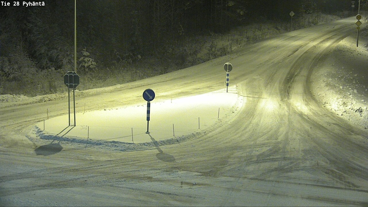 Kelikamerat Kuva Tie 28 Pyhäntä, Pyhäntä, Pohjois-Pohjanmaa