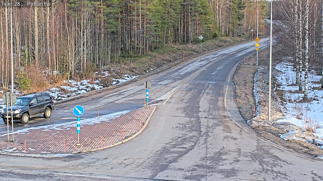 Kelikamerat Kuva Tie 28 Pyhäntä, Pyhäntä, Pohjois-Pohjanmaa