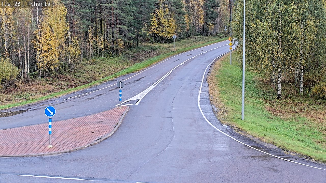 Kelikamerat Kuva Tie 28 Pyhäntä, Pyhäntä, Pohjois-Pohjanmaa