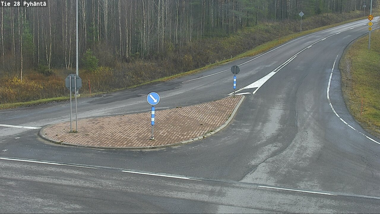 Kelikamerat Kuva Tie 28 Pyhäntä, Pyhäntä, Pohjois-Pohjanmaa