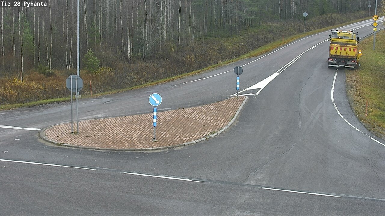 Kelikamerat Kuva Tie 28 Pyhäntä, Pyhäntä, Pohjois-Pohjanmaa