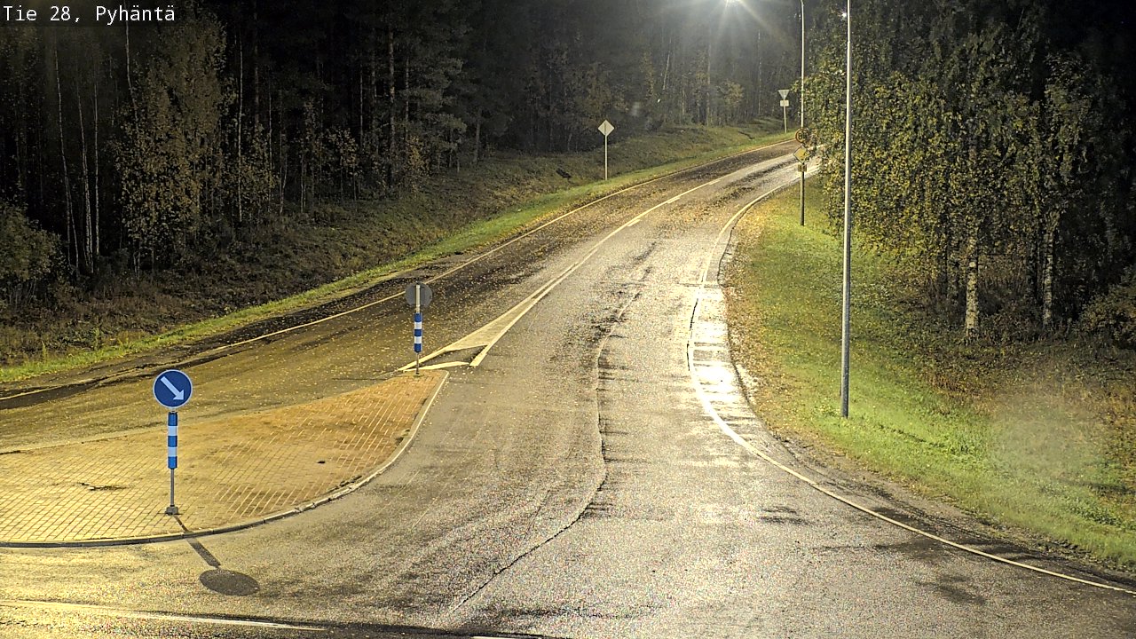 Kelikamerat Kuva Tie 28 Pyhäntä, Pyhäntä, Pohjois-Pohjanmaa