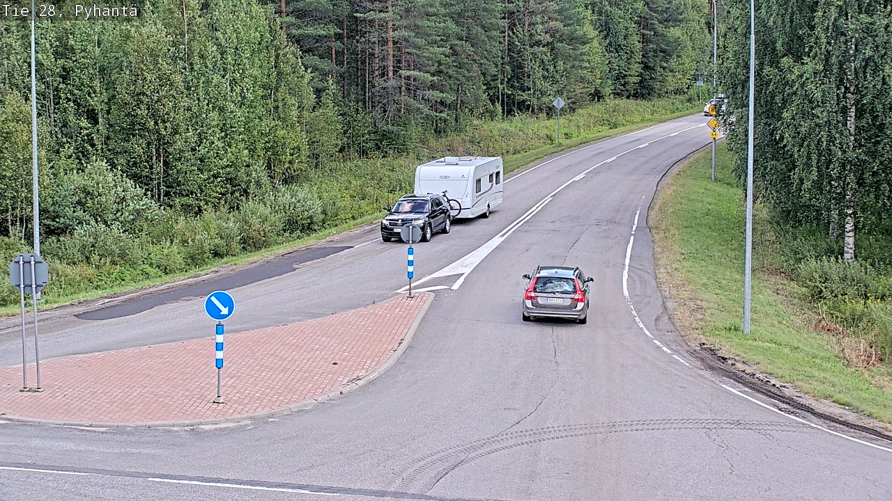 Kelikamerat Kuva Tie 28 Pyhäntä, Pyhäntä, Pohjois-Pohjanmaa