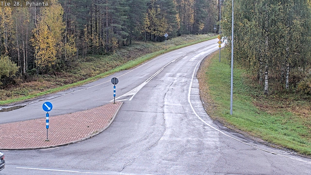 Kelikamerat Kuva Tie 28 Pyhäntä, Pyhäntä, Pohjois-Pohjanmaa
