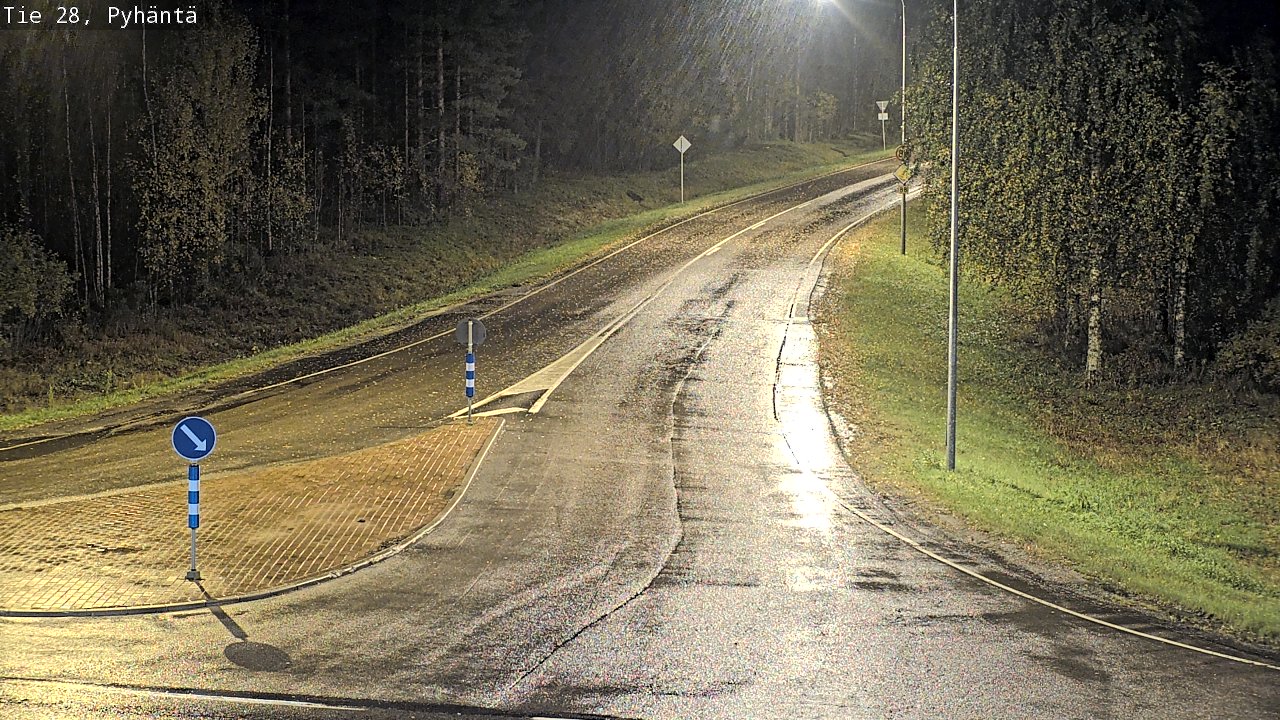 Kelikamerat Kuva Tie 28 Pyhäntä, Pyhäntä, Pohjois-Pohjanmaa