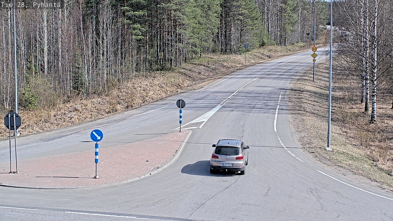 Kelikamerat Kuva Tie 28 Pyhäntä, Pyhäntä, Pohjois-Pohjanmaa