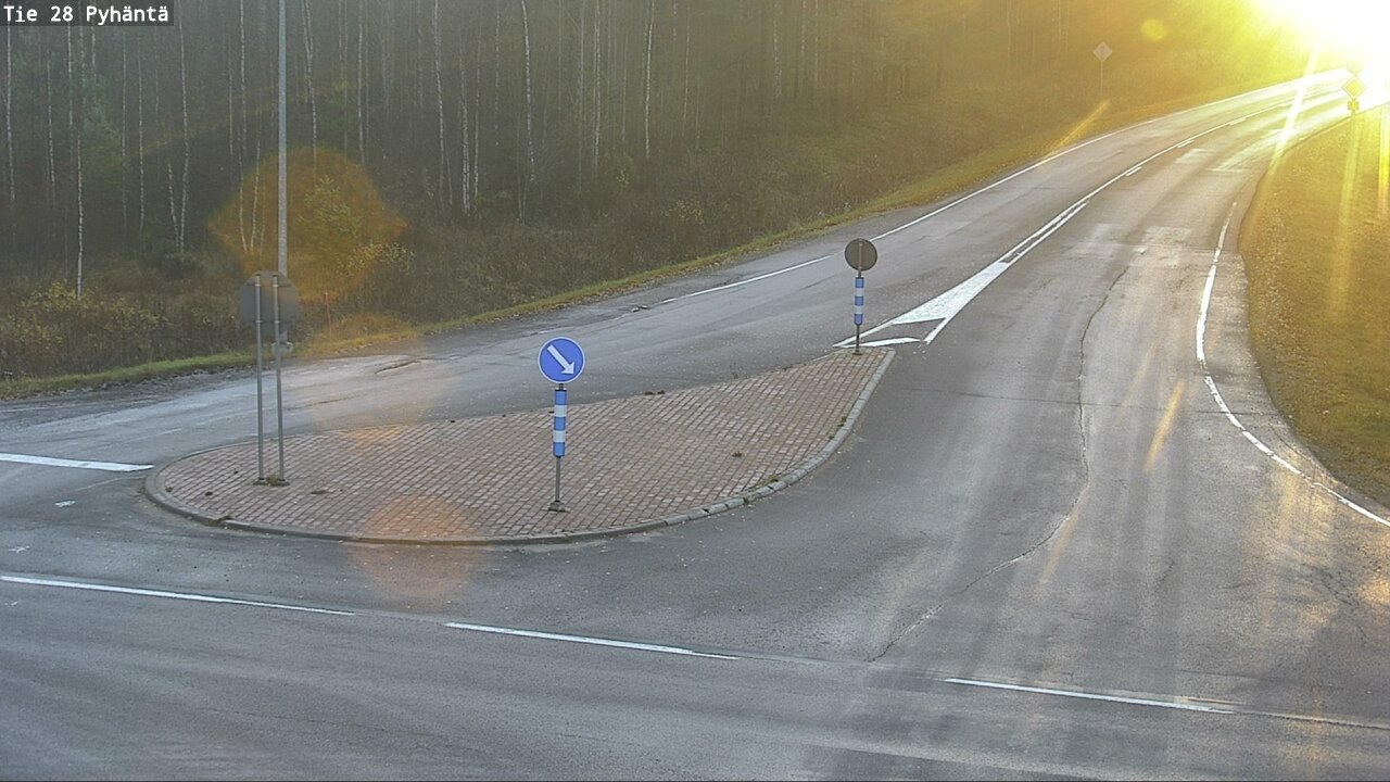 Kelikamerat Kuva Tie 28 Pyhäntä, Pyhäntä, Pohjois-Pohjanmaa