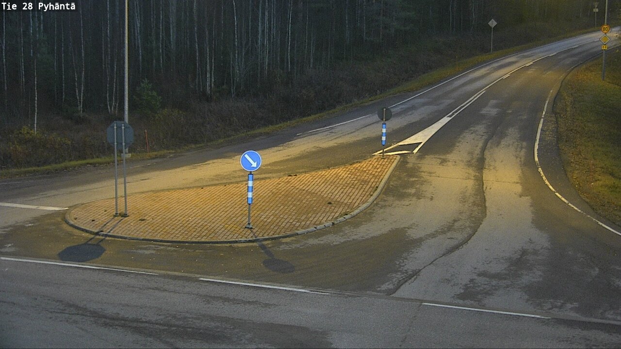 Kelikamerat Kuva Tie 28 Pyhäntä, Pyhäntä, Pohjois-Pohjanmaa