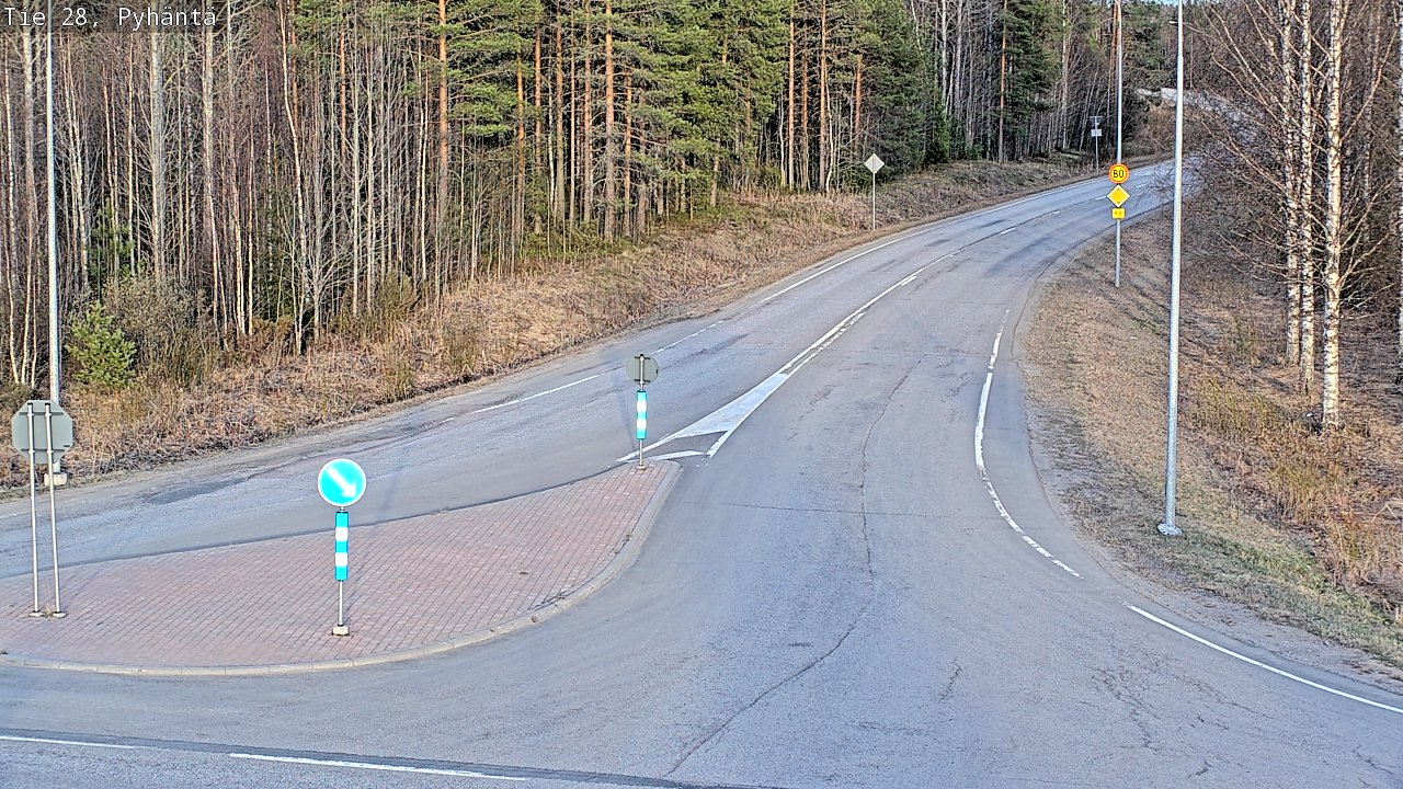 Kelikamerat Kuva Tie 28 Pyhäntä, Pyhäntä, Pohjois-Pohjanmaa