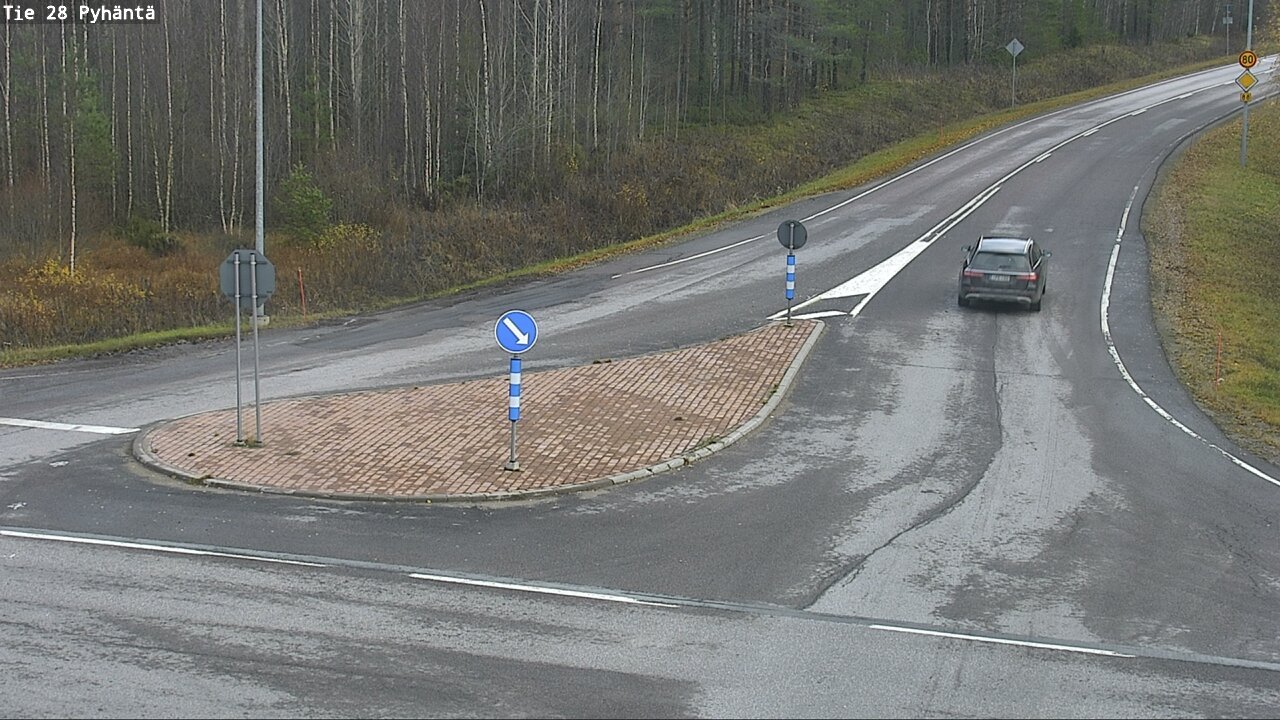Kelikamerat Kuva Tie 28 Pyhäntä, Pyhäntä, Pohjois-Pohjanmaa