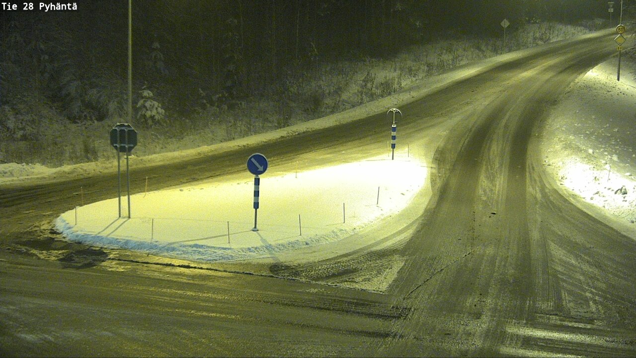 Weather Camera Image Road 28 Pyhäntä, Pyhäntä, Pohjois-Pohjanmaa