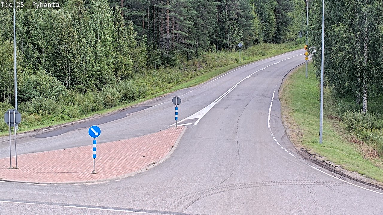 Kelikamerat Kuva Tie 28 Pyhäntä, Pyhäntä, Pohjois-Pohjanmaa