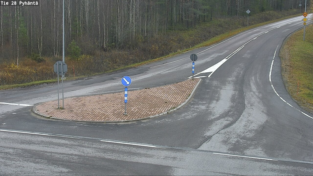 Kelikamerat Kuva Tie 28 Pyhäntä, Pyhäntä, Pohjois-Pohjanmaa
