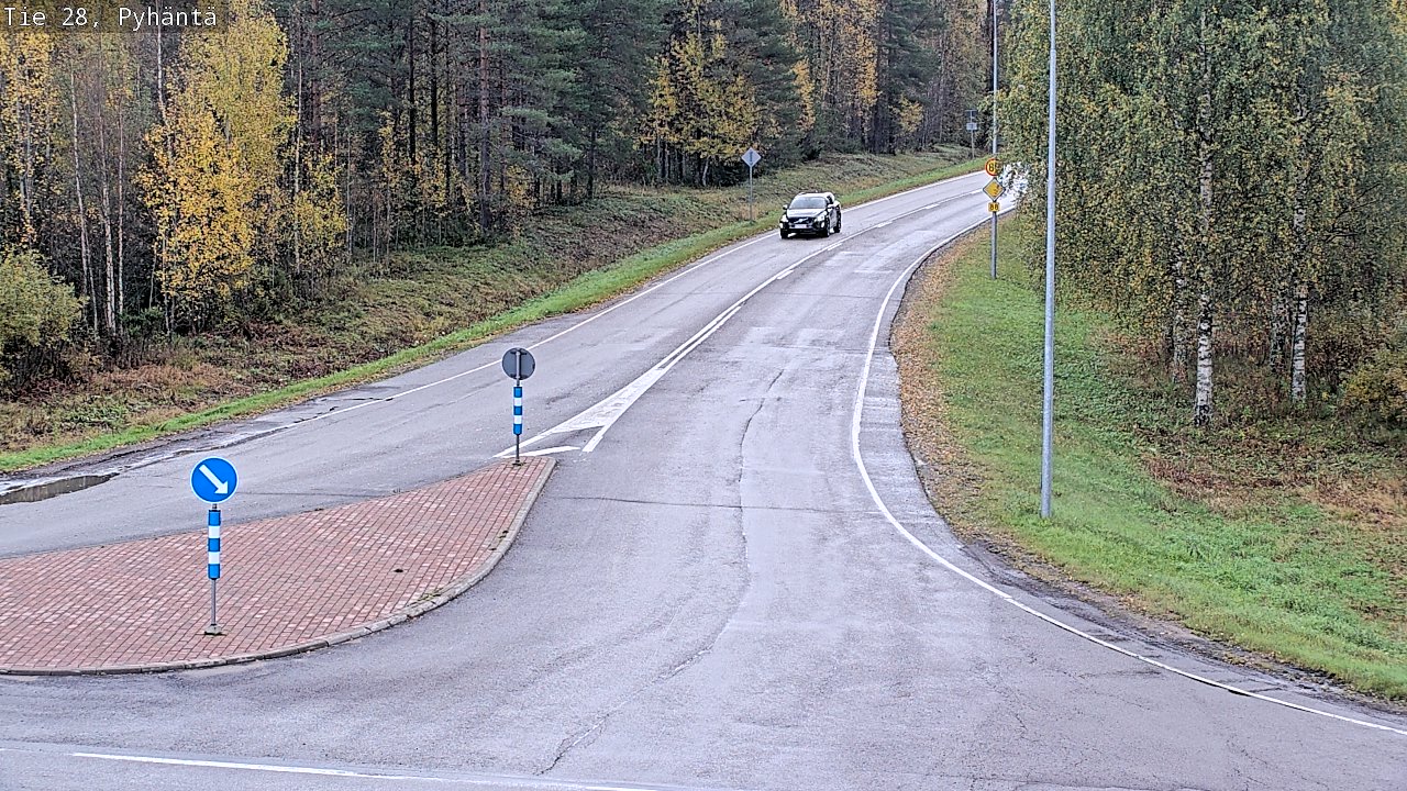 Kelikamerat Kuva Tie 28 Pyhäntä, Pyhäntä, Pohjois-Pohjanmaa