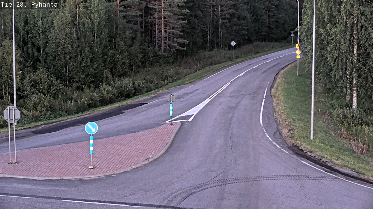 Kelikamerat Kuva Tie 28 Pyhäntä, Pyhäntä, Pohjois-Pohjanmaa