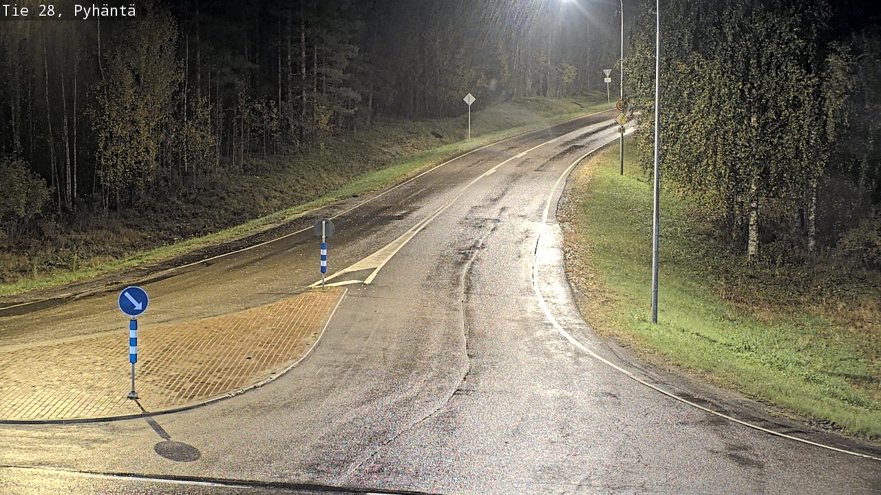 Kelikamerat Kuva Tie 28 Pyhäntä, Pyhäntä, Pohjois-Pohjanmaa