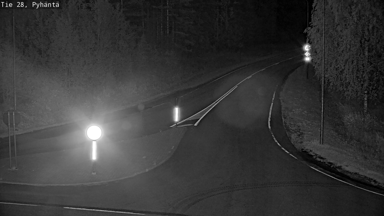 Kelikamerat Kuva Tie 28 Pyhäntä, Pyhäntä, Pohjois-Pohjanmaa