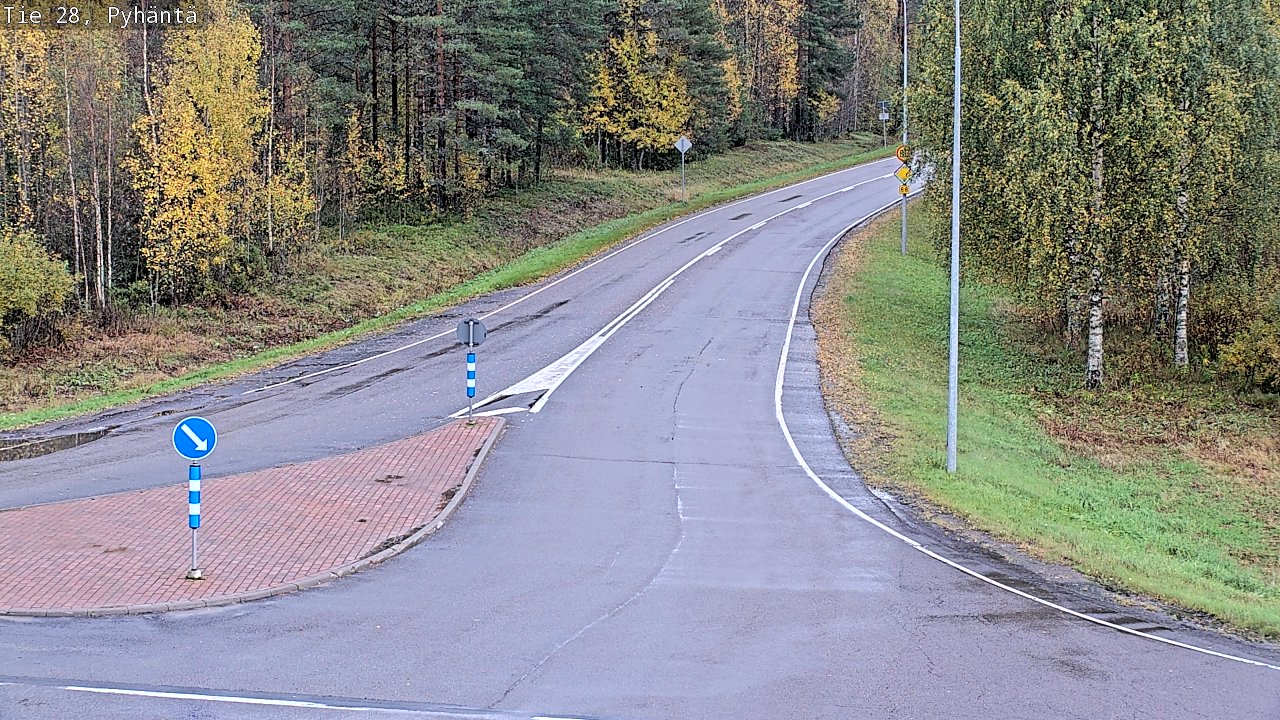 Kelikamerat Kuva Tie 28 Pyhäntä, Pyhäntä, Pohjois-Pohjanmaa