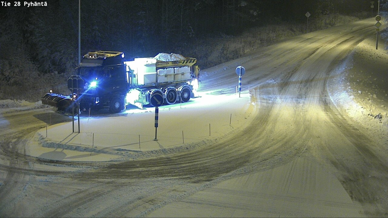 Kelikamerat Kuva Tie 28 Pyhäntä, Pyhäntä, Pohjois-Pohjanmaa