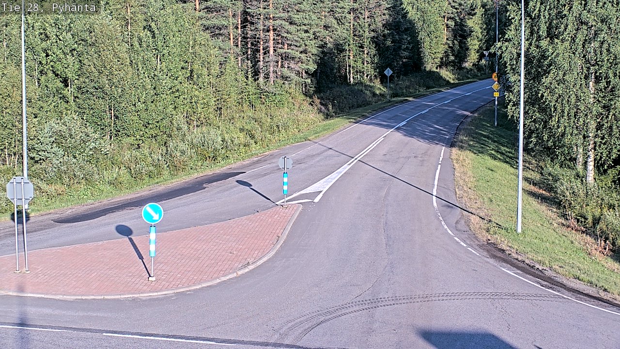 Kelikamerat Kuva Tie 28 Pyhäntä, Pyhäntä, Pohjois-Pohjanmaa