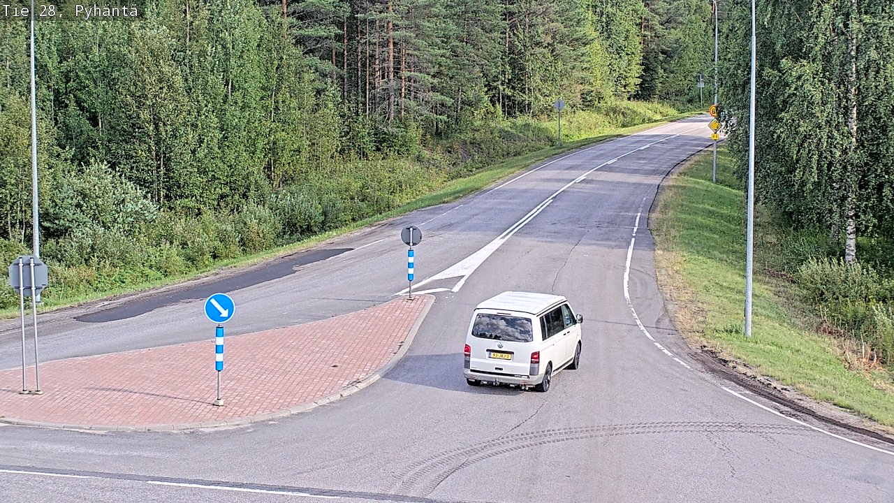 Kelikamerat Kuva Tie 28 Pyhäntä, Pyhäntä, Pohjois-Pohjanmaa