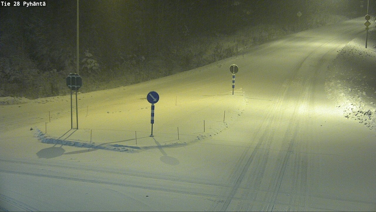 Kelikamerat Kuva Tie 28 Pyhäntä, Pyhäntä, Pohjois-Pohjanmaa