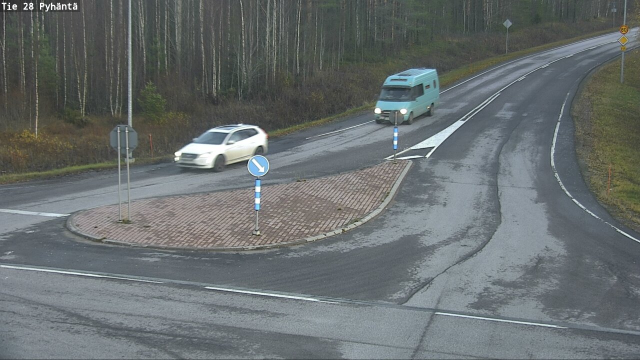 Kelikamerat Kuva Tie 28 Pyhäntä, Pyhäntä, Pohjois-Pohjanmaa