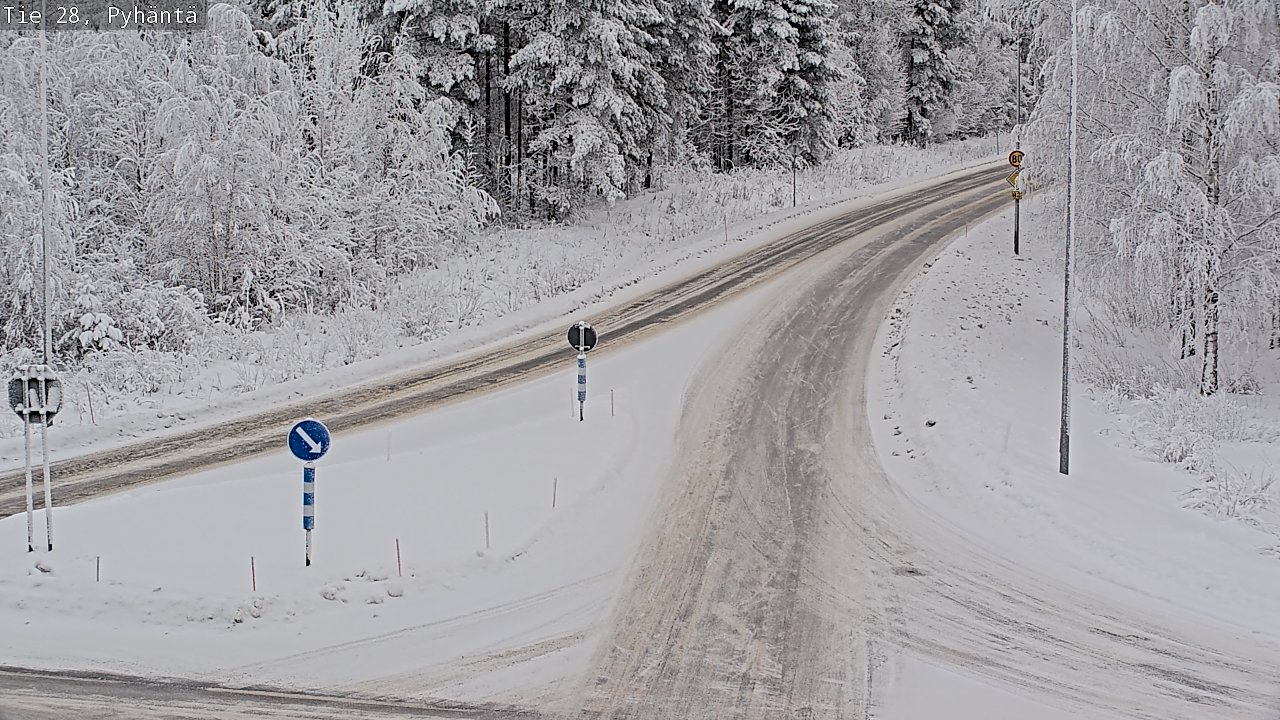 Kelikamerat Kuva Tie 28 Pyhäntä, Pyhäntä, Pohjois-Pohjanmaa