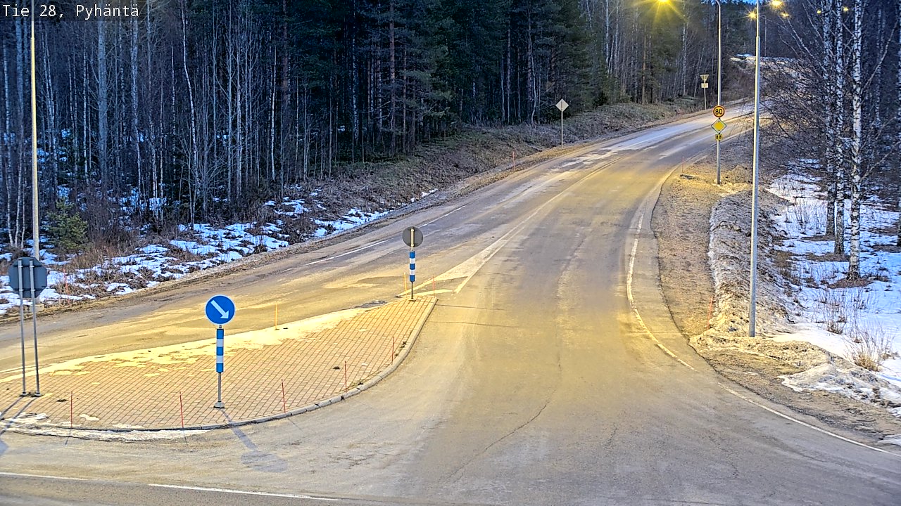 Kelikamerat Kuva Tie 28 Pyhäntä, Pyhäntä, Pohjois-Pohjanmaa