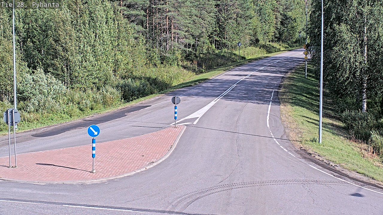 Kelikamerat Kuva Tie 28 Pyhäntä, Pyhäntä, Pohjois-Pohjanmaa
