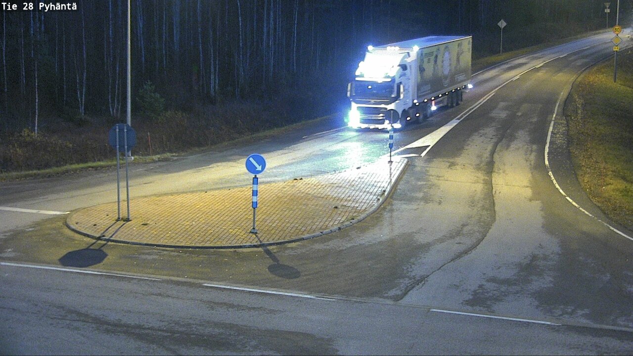 Kelikamerat Kuva Tie 28 Pyhäntä, Pyhäntä, Pohjois-Pohjanmaa