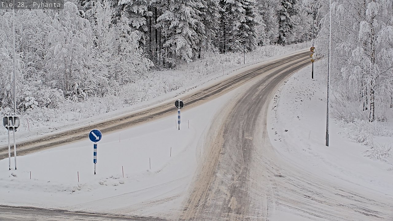 Kelikamerat Kuva Tie 28 Pyhäntä, Pyhäntä, Pohjois-Pohjanmaa